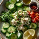 Cucumber Salad with Crab