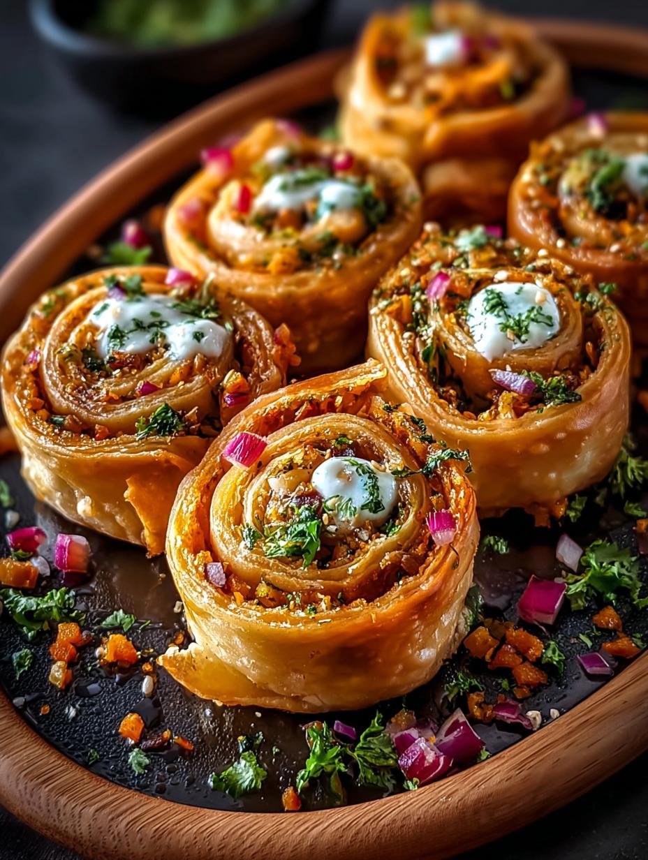 Dabeli Samosa Pinwheels: 7 Tempting Ways to Enjoy Them 4 Dabeli Samosa Pinwheels: 7 Tempting Ways to Enjoy Them - Dabeli Samosa Pinwheels - main visual representation