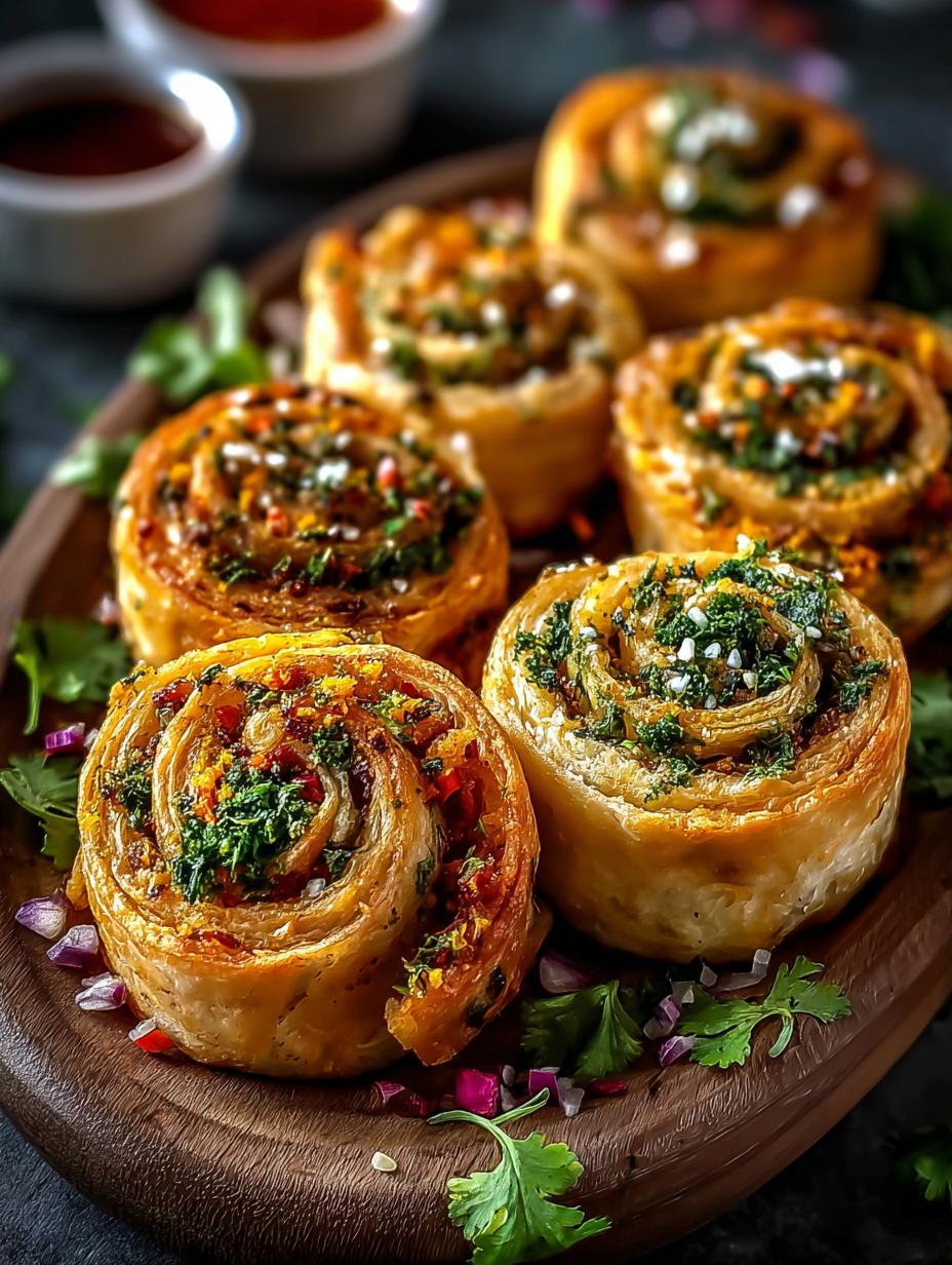 Dabeli Samosa Pinwheels: 7 Tempting Ways to Enjoy Them - Dabeli Samosa Pinwheels - additional detail