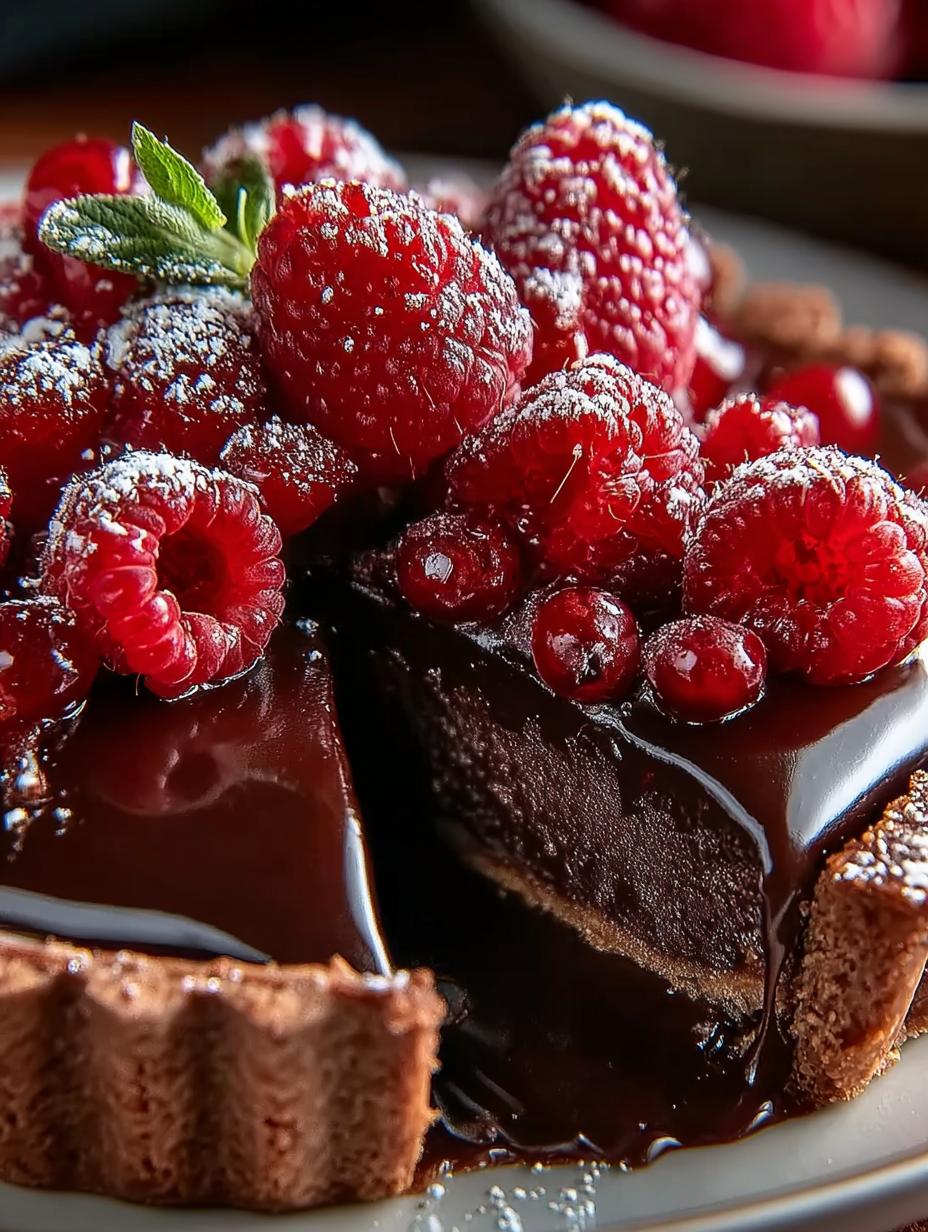 Dark Chocolate Raspberry Tart: 5 Reasons to Indulge - Dark Chocolate Raspberry Tart - main visual representation