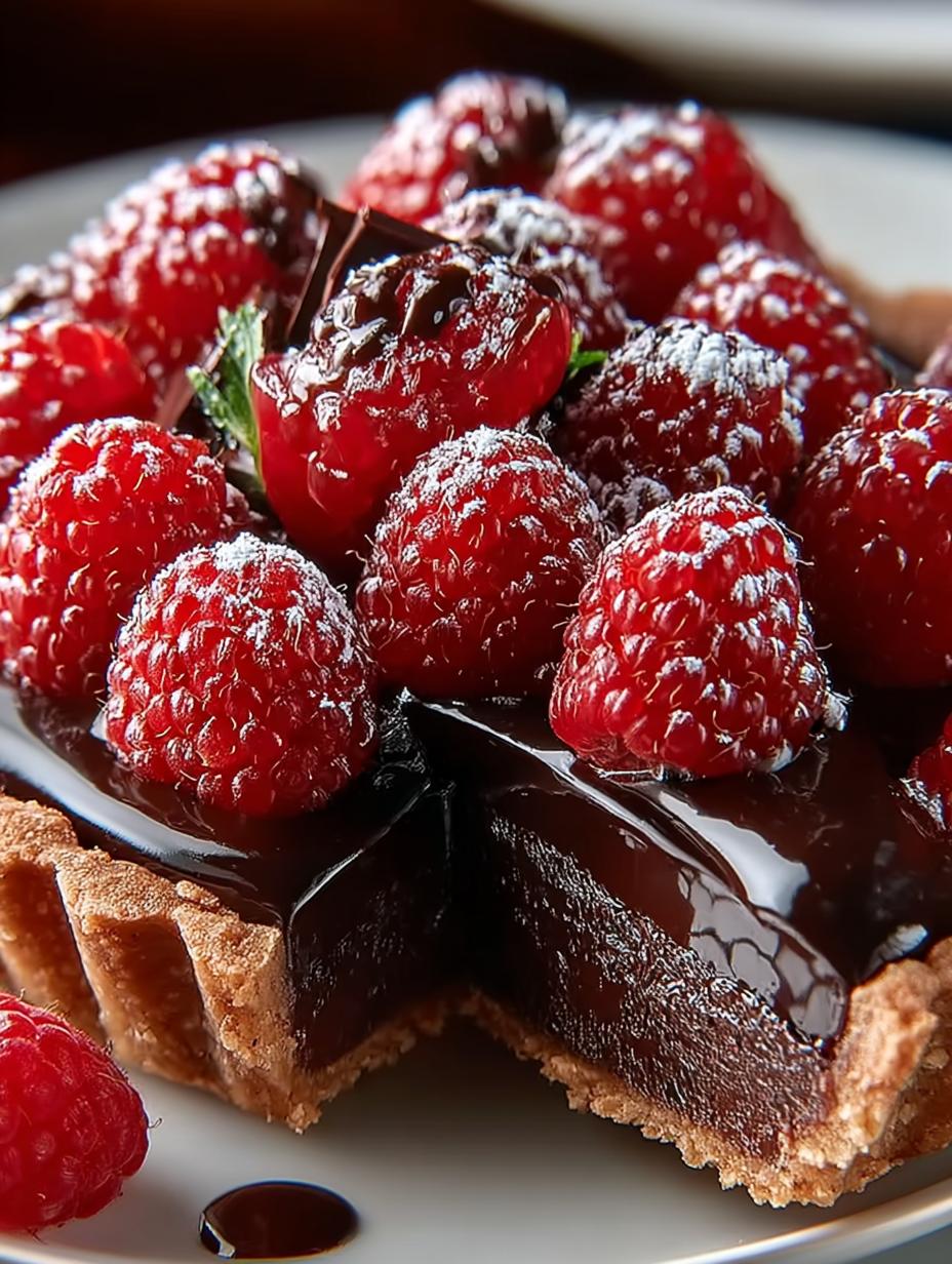 Dark Chocolate Raspberry Tart: 5 Reasons to Indulge - Dark Chocolate Raspberry Tart - additional detail