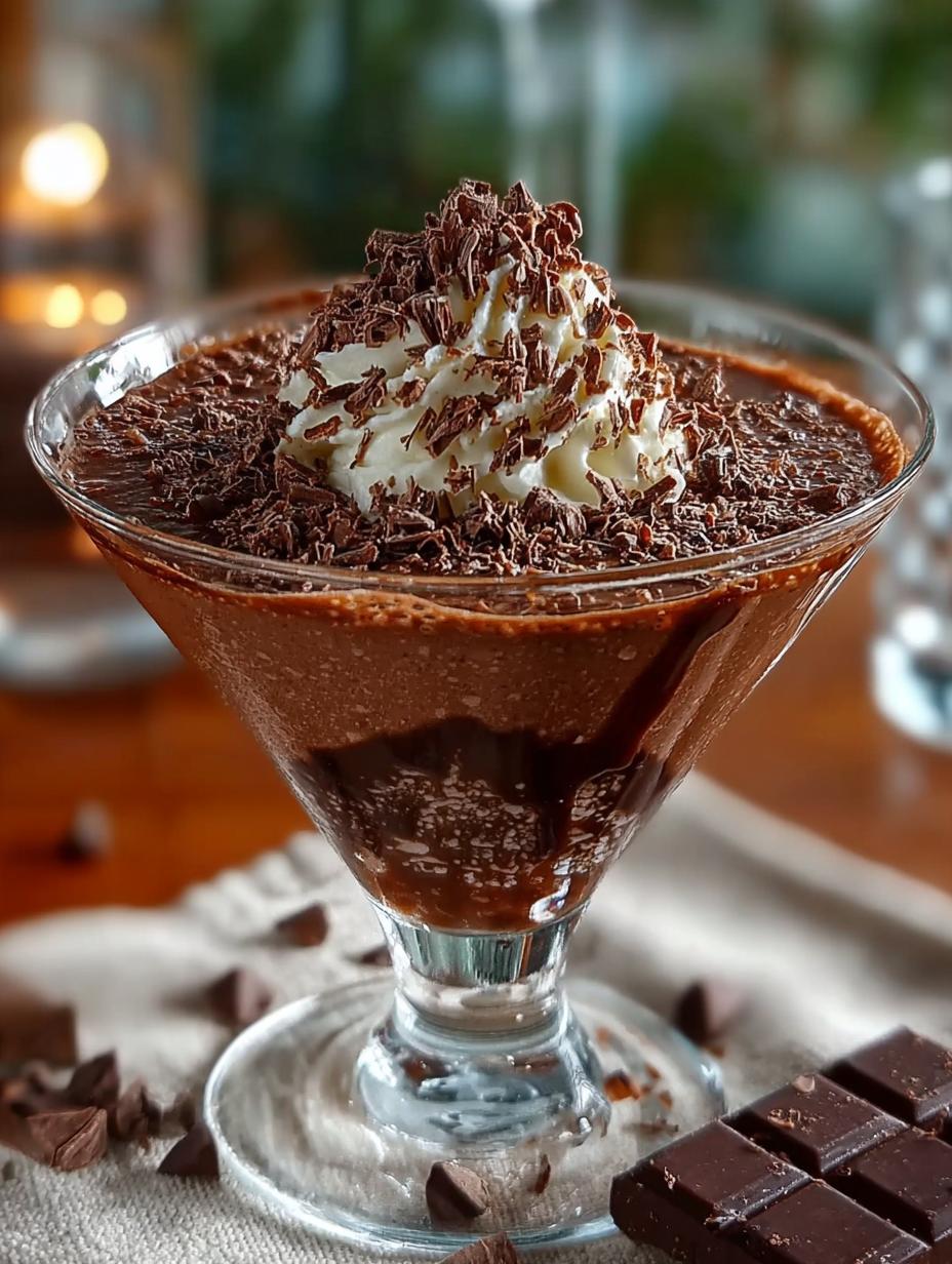Decadent Chocolate Martini Luxurious Delight - Decadent Chocolate Martini Luxurious - main visual representation