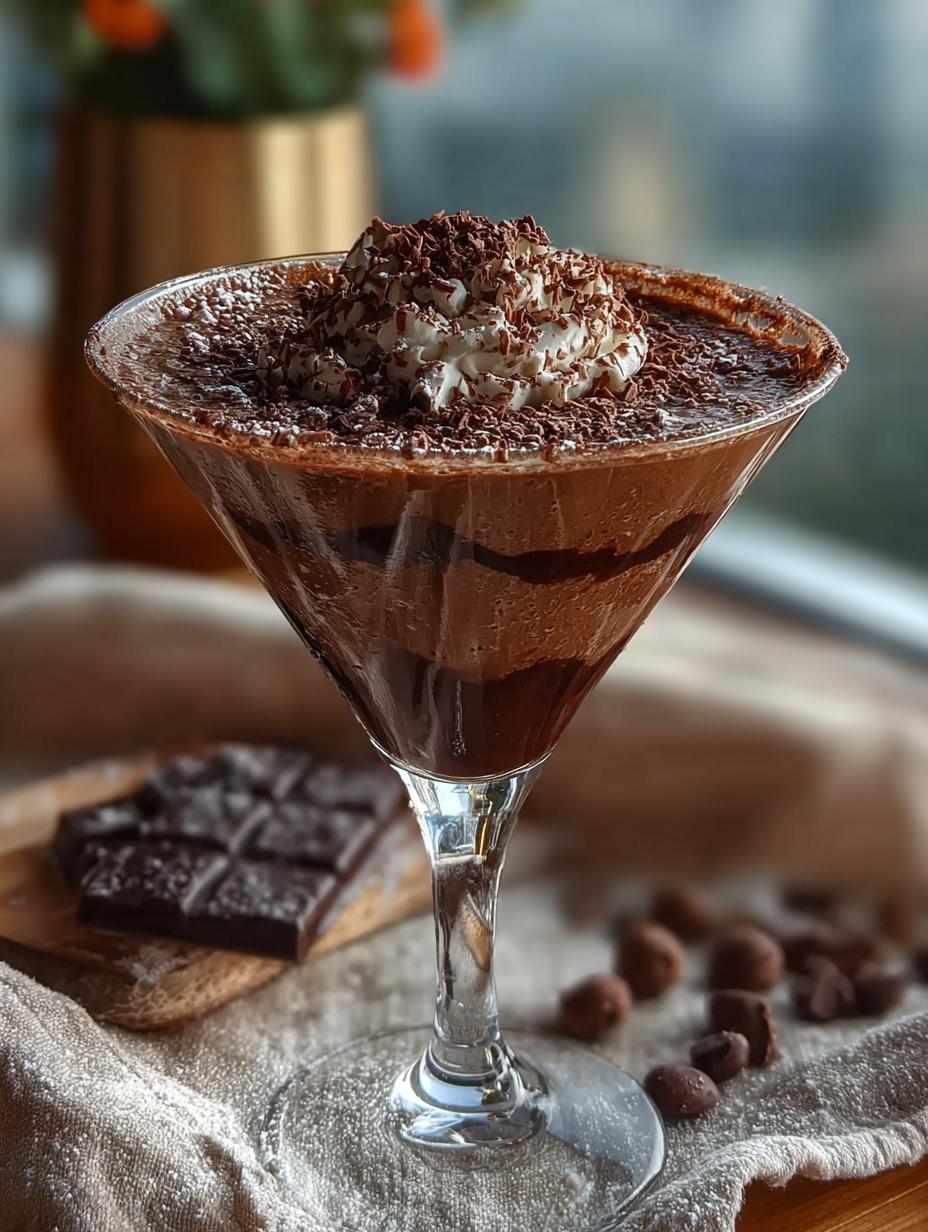 Decadent Chocolate Martini Luxurious Delight - Decadent Chocolate Martini Luxurious - additional detail