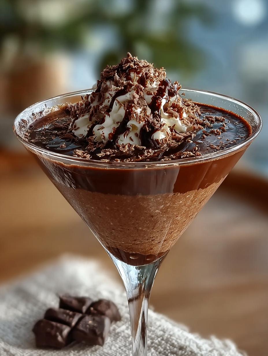 Decadent Chocolate Martini Luxurious