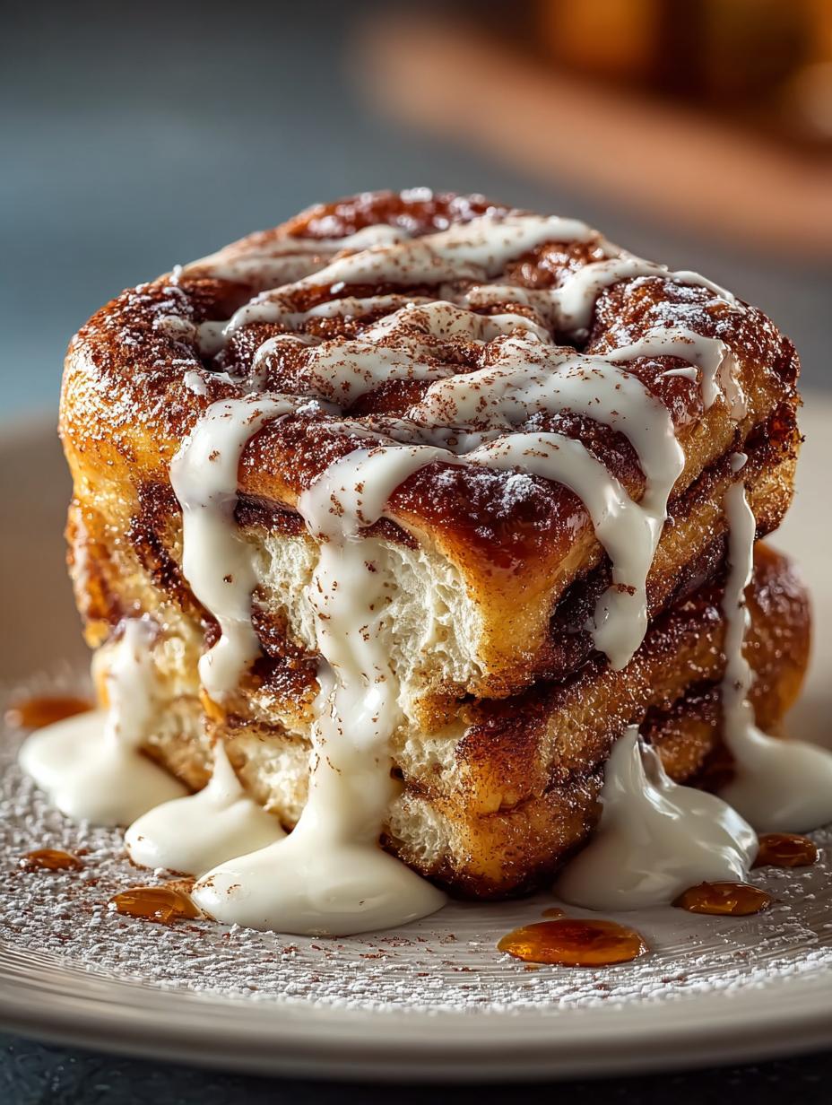 Decadent Cinnamon Roll French
