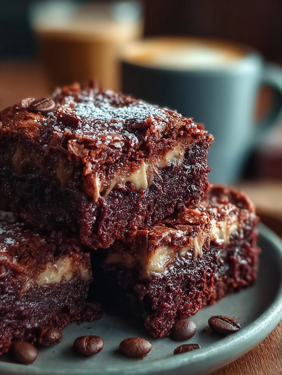 Decadent Irish Coffee Brownies with Coffee Frosting 4 Decadent Irish Coffee Brownies with Coffee Frosting - Decadent Irish Coffee Brownies - main visual representation