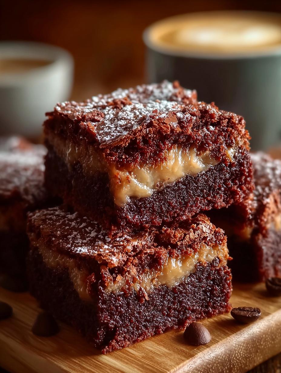 Decadent Irish Coffee Brownies