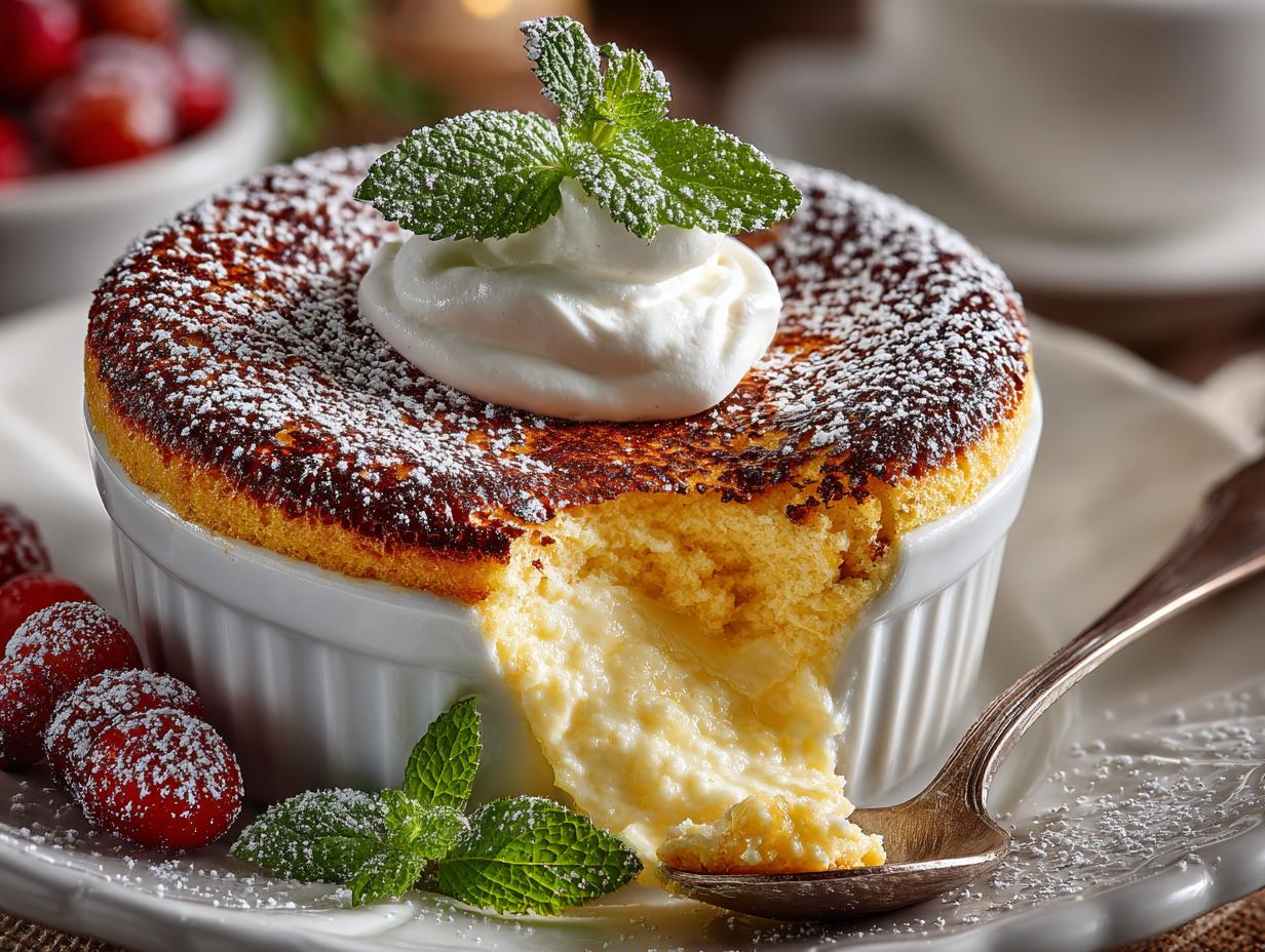 Eggnog Souffle with Holiday Spices for Festive Cheer - Eggnog Souffle with Holiday - main visual representation