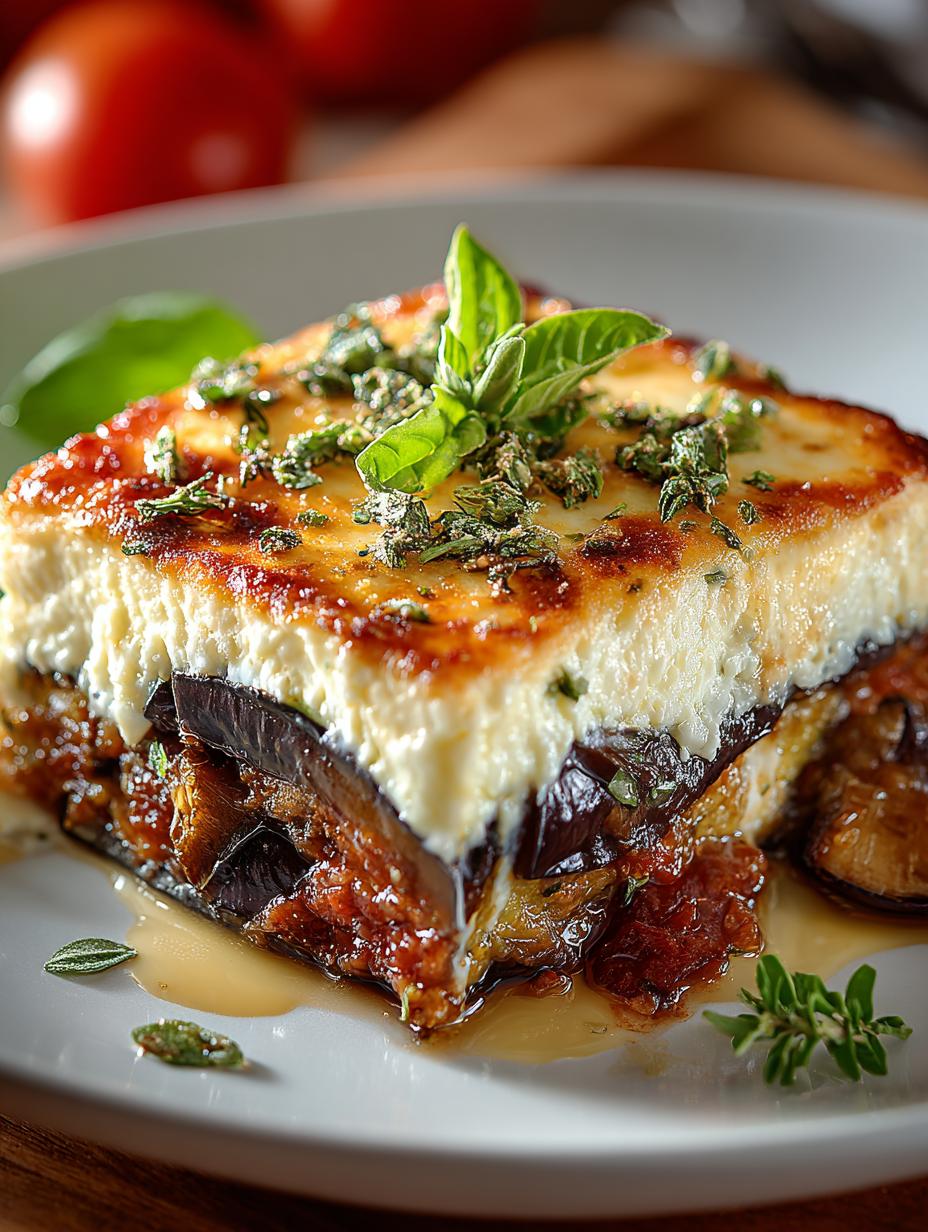 Eggplant Ricotta Bake