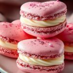 Fondant Heart Macarons