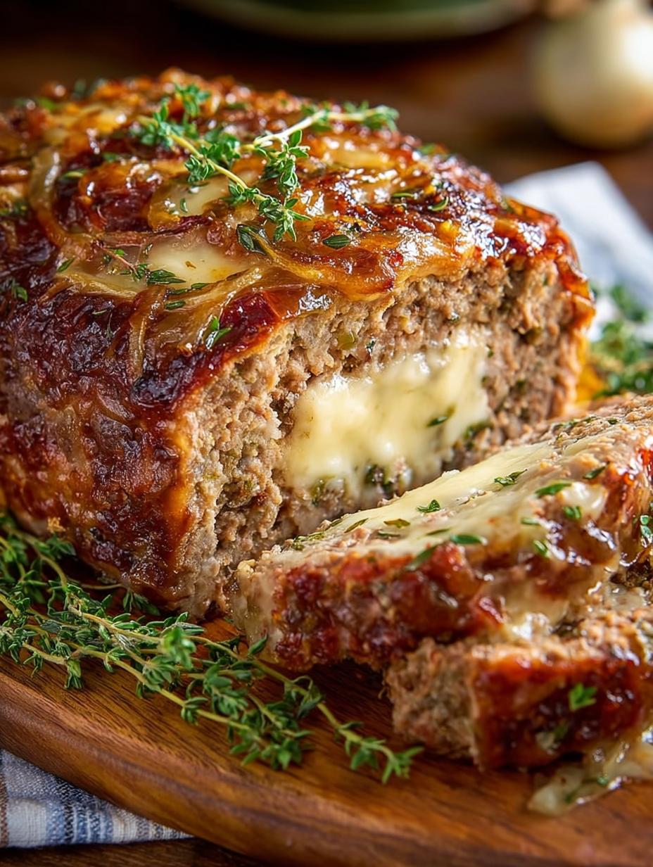 French Onion Meatloaf