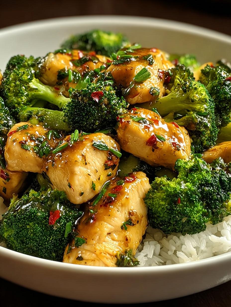 Garlic Butter Chicken Broccoli