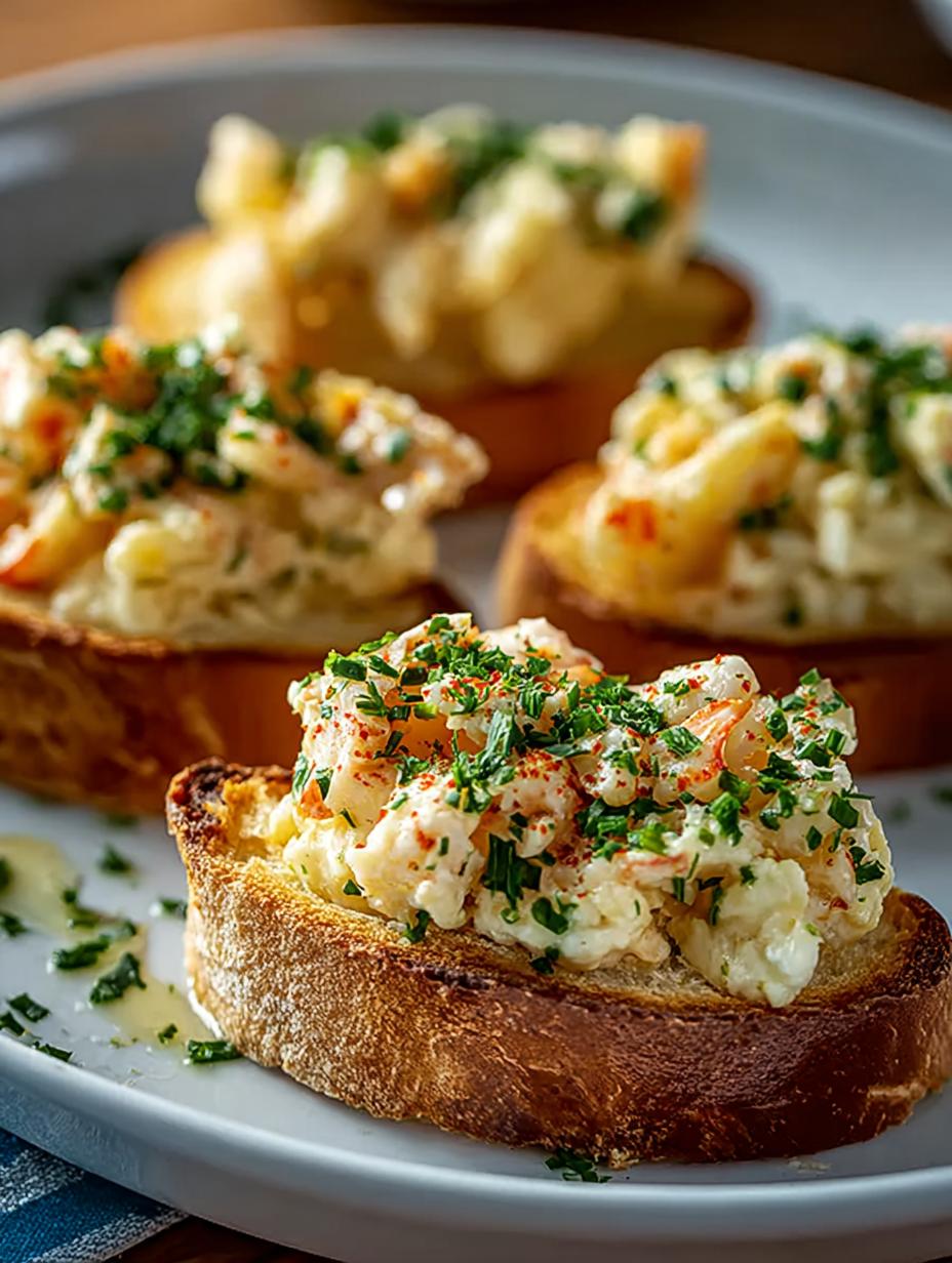Garlic Butter Crab Toasts: 5 Savory Seafood Delights - Garlic Butter Crab Toasts - main visual representation