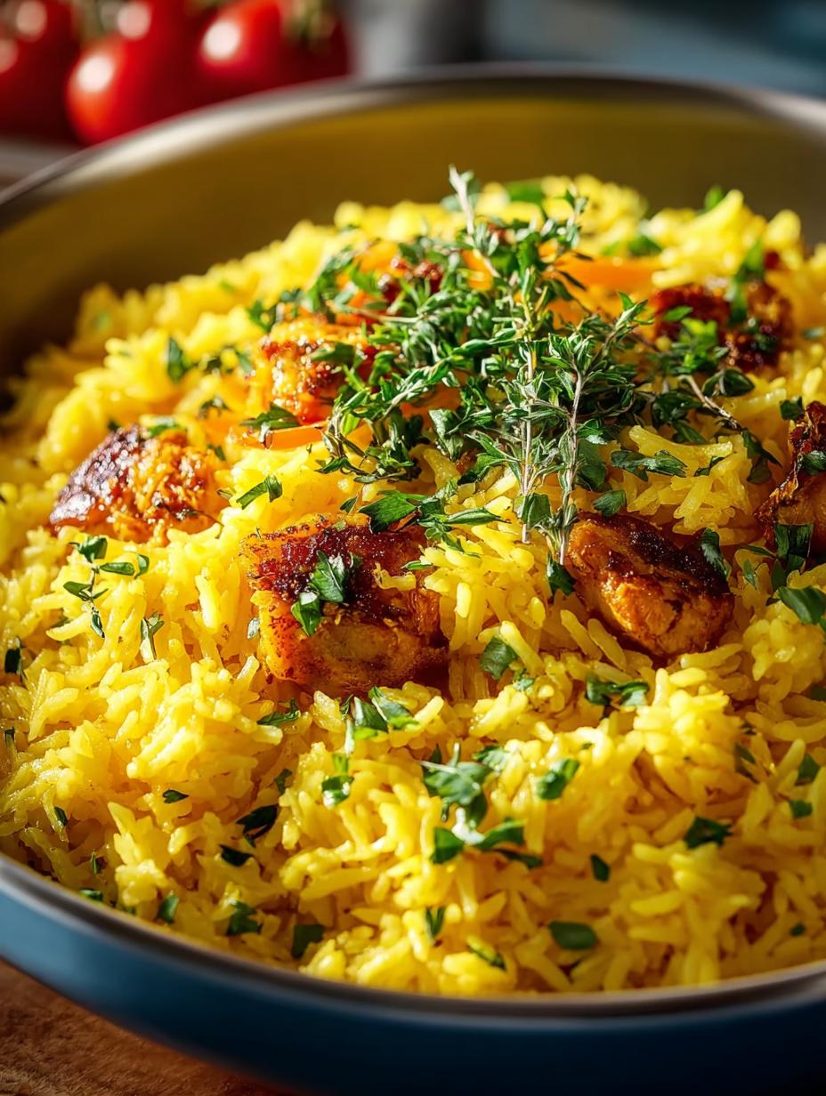 Garlic Turmeric Rice