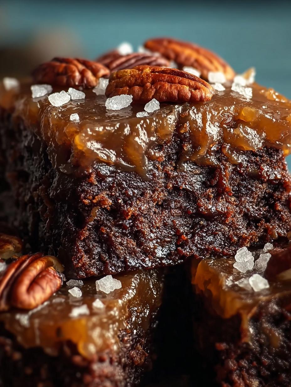 German Chocolate Pecan Brownies