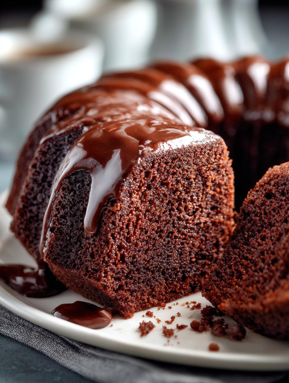 Glossy Chocolate Pound Cake: 12 Secrets to Perfection - Glossy Chocolate Pound Cake - additional detail