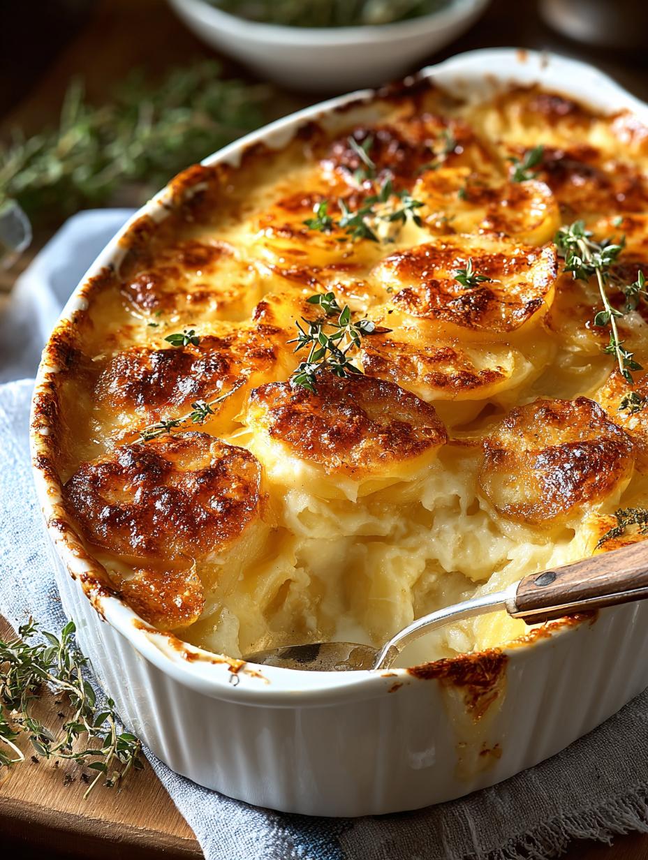 Gratin Potatoes For Two: A Cozy Culinary Delight - Gratin Potatoes For Two - main visual representation
