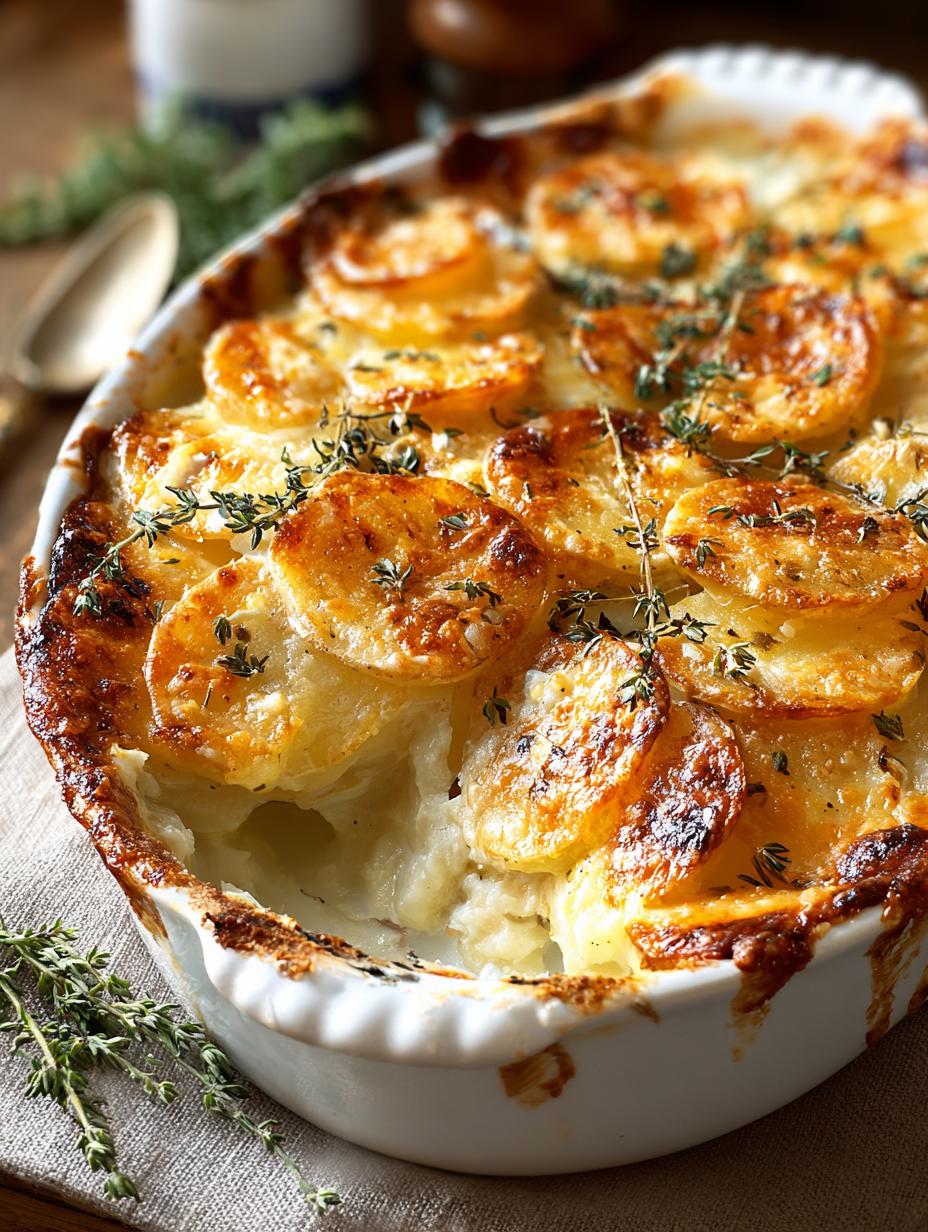 Gratin Potatoes For Two: A Cozy Culinary Delight - Gratin Potatoes For Two - additional detail