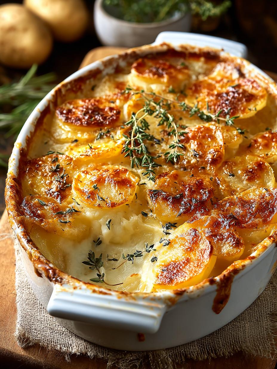 Gratin Potatoes For Two