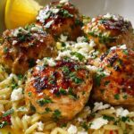 Greek Chicken Meatballs with