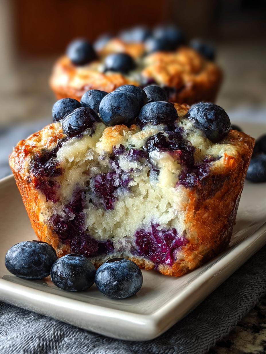 Greek Yogurt Blueberry Protein Muffins for Healthy Snacking - Greek Yogurt Blueberry Protein - additional detail