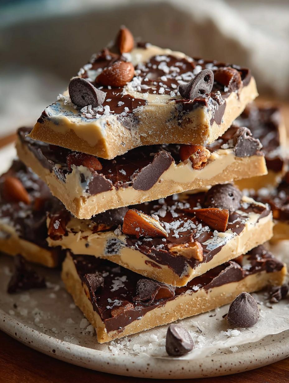 Healthy Cookie Dough Bark