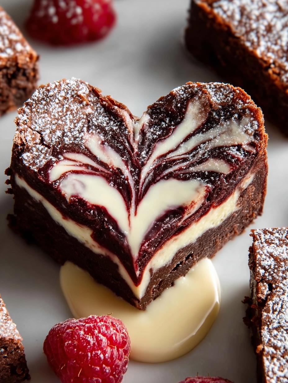 Heart Shaped Brownies