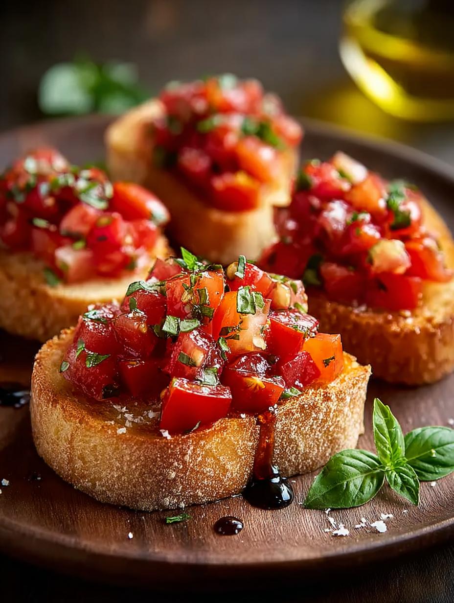 Heart Shaped Bruschetta