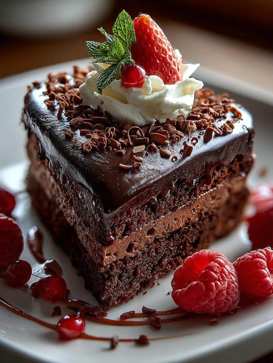 Heart Shaped Chocolate Cake