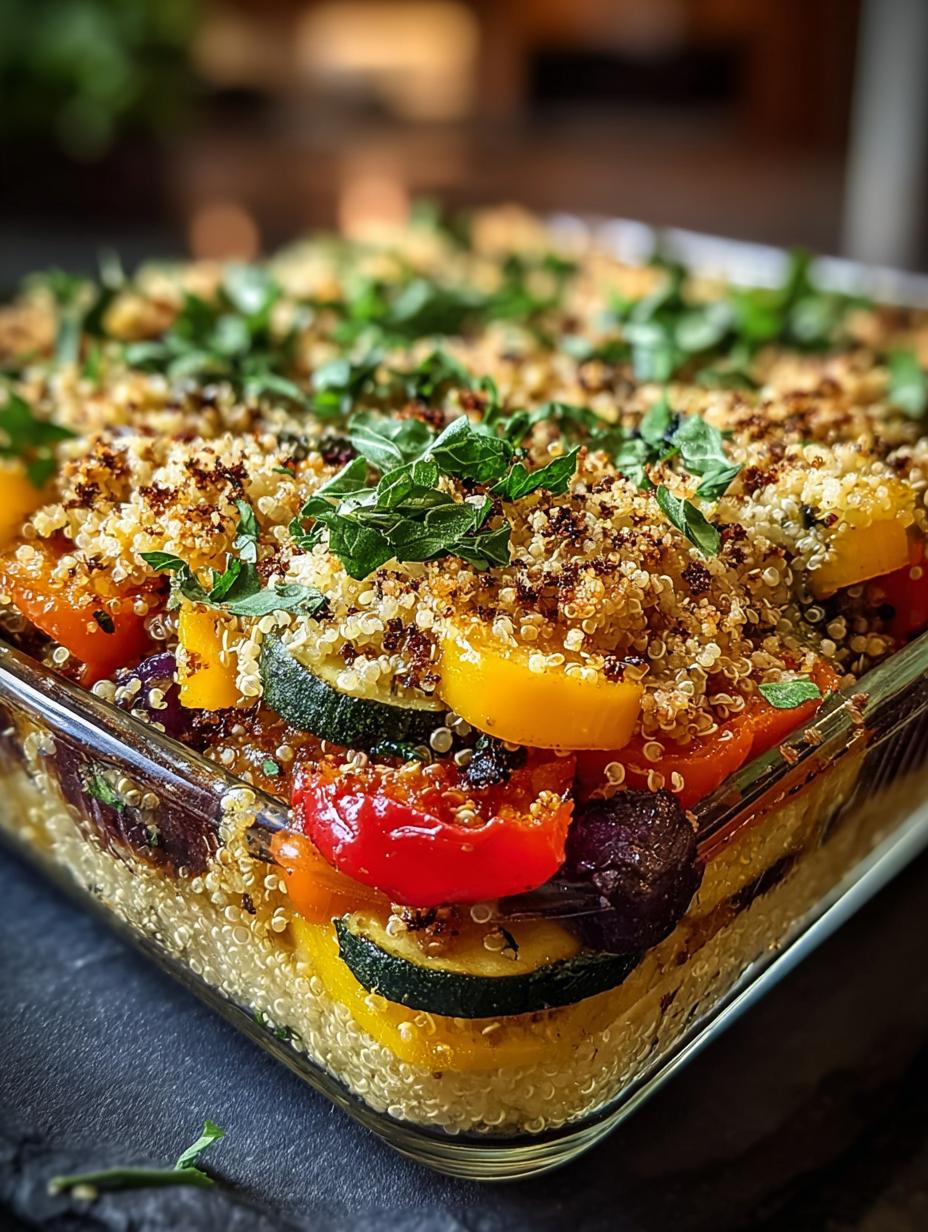 Easy Herbed Quinoa Veggie Bake for Flavorful Meals - Herbed Quinoa Veggie Bake - additional detail
