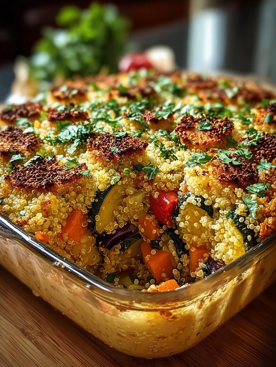Herbed Quinoa Veggie Bake