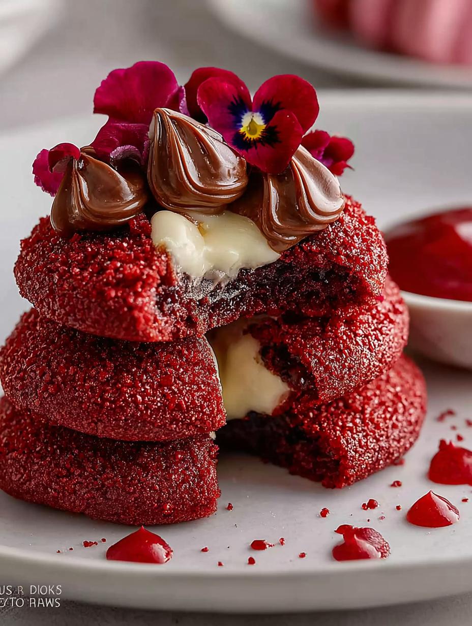 Delicious Hersheys Red Velvet Blossoms to Try Today - Hersheys Red Velvet Blossoms - additional detail