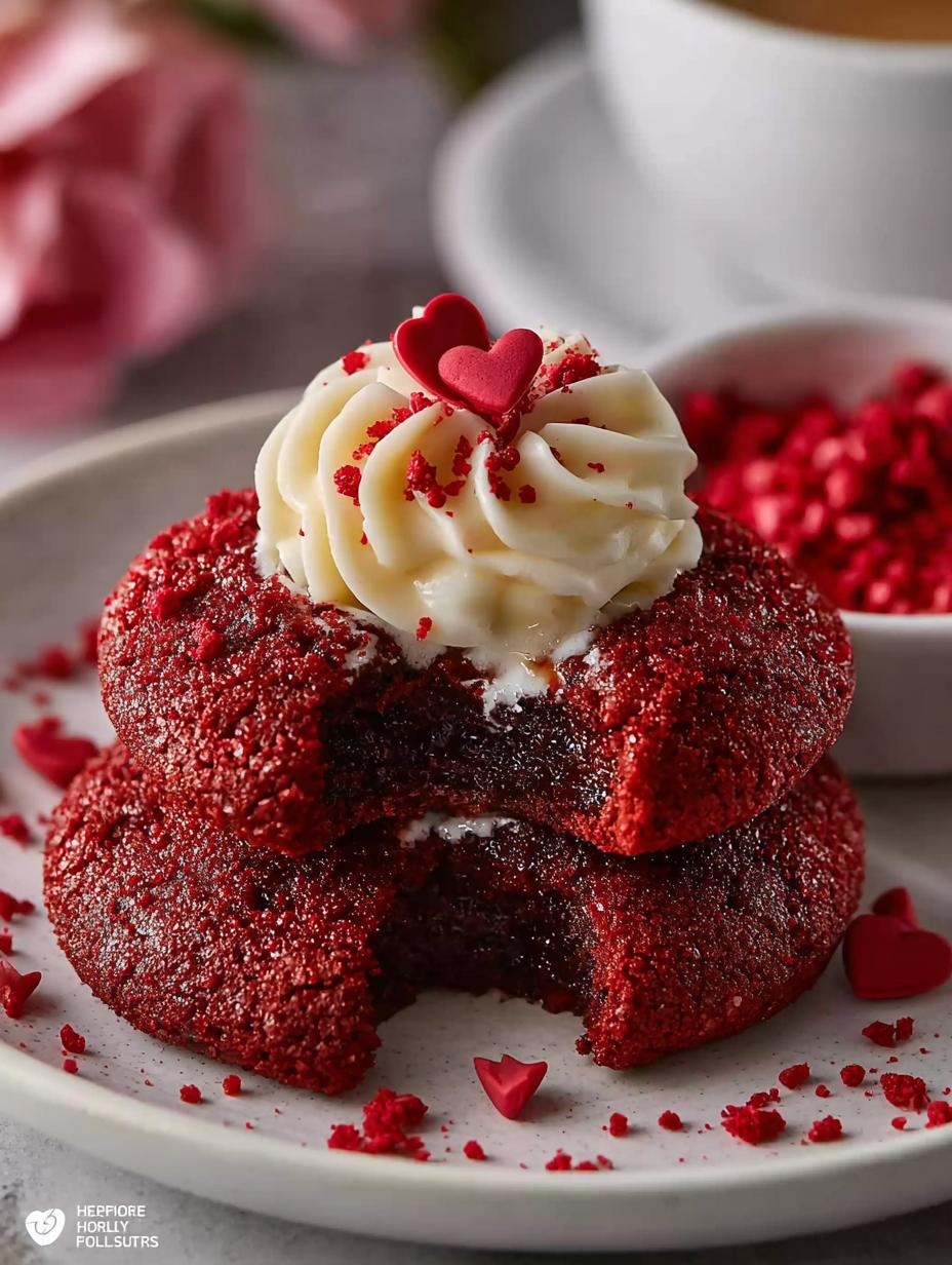 Hersheys Red Velvet Blossoms