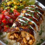 Honey Lime Chicken Burrito