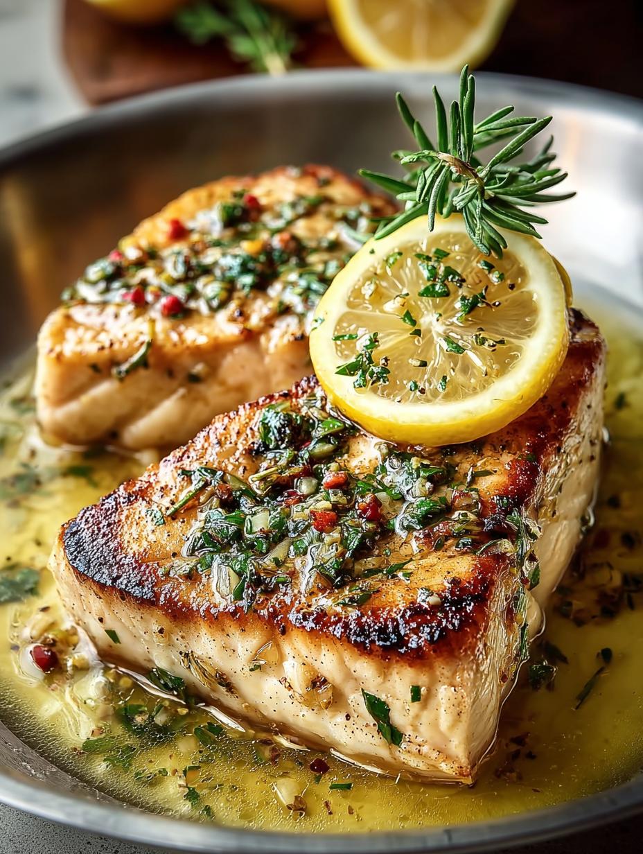Irresistible Lemon Garlic Swordfish: 5 Simple Steps - Irresistible Lemon Garlic Swordfish - main visual representation