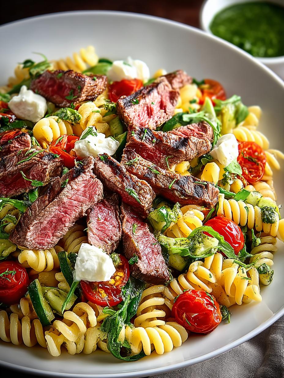 Irresistible Steak Pasta Salad: A Flavorful Delight - Irresistible Steak Pasta Salad - additional detail