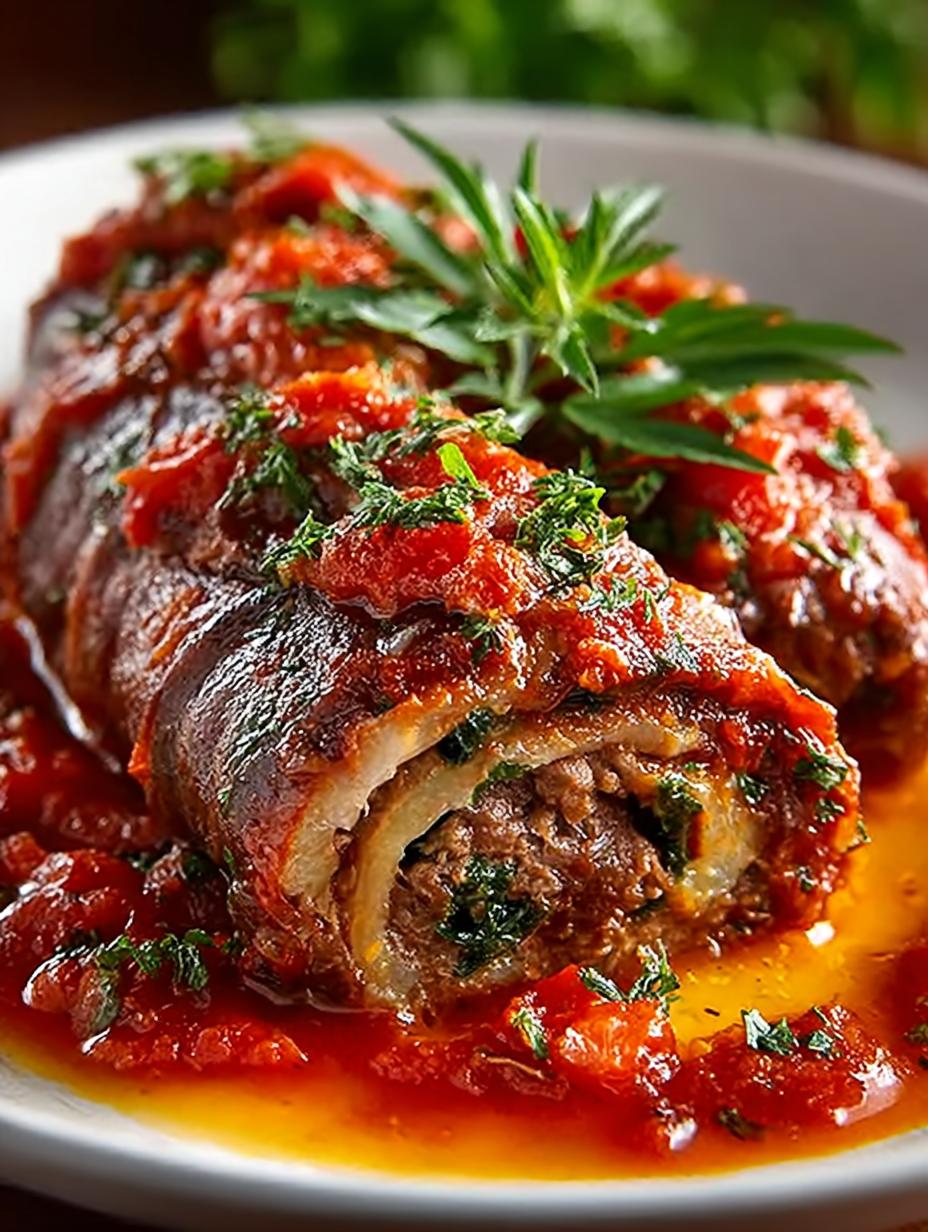 Italian Beef Braciole