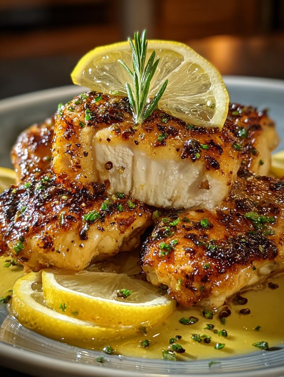 Juicy Lemon Garlic Chicken