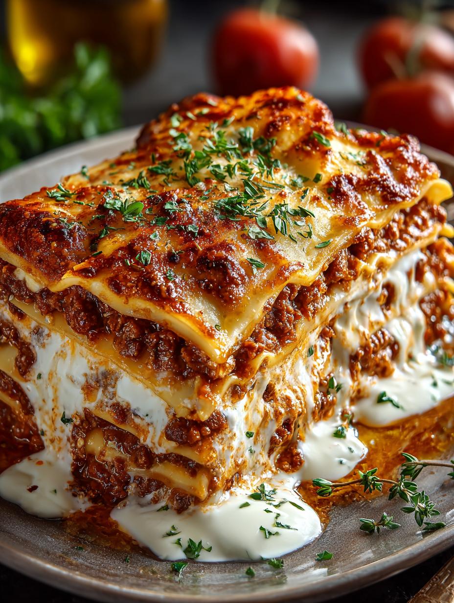 Lasagna with Ricotta Hearty