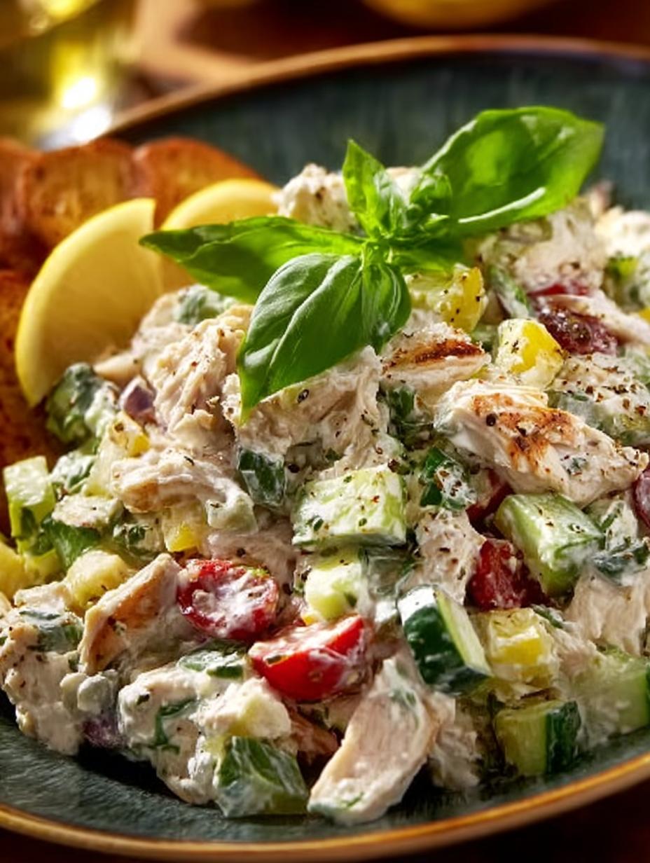 Lemon Basil Chicken Salad: 5 Reasons to Love This Dish - Lemon Basil Chicken Salad - additional detail