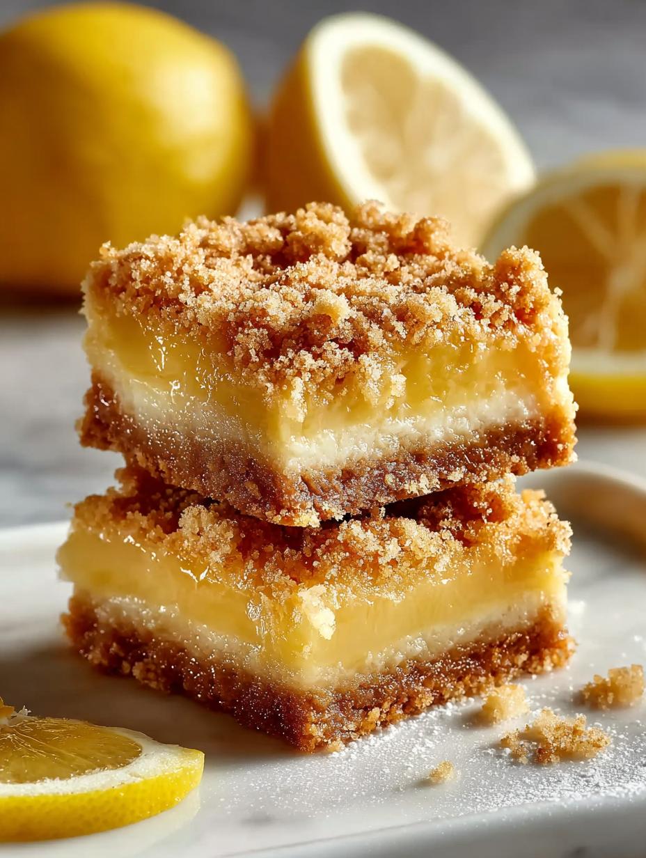 Lemon Crumb Bars Refreshing
