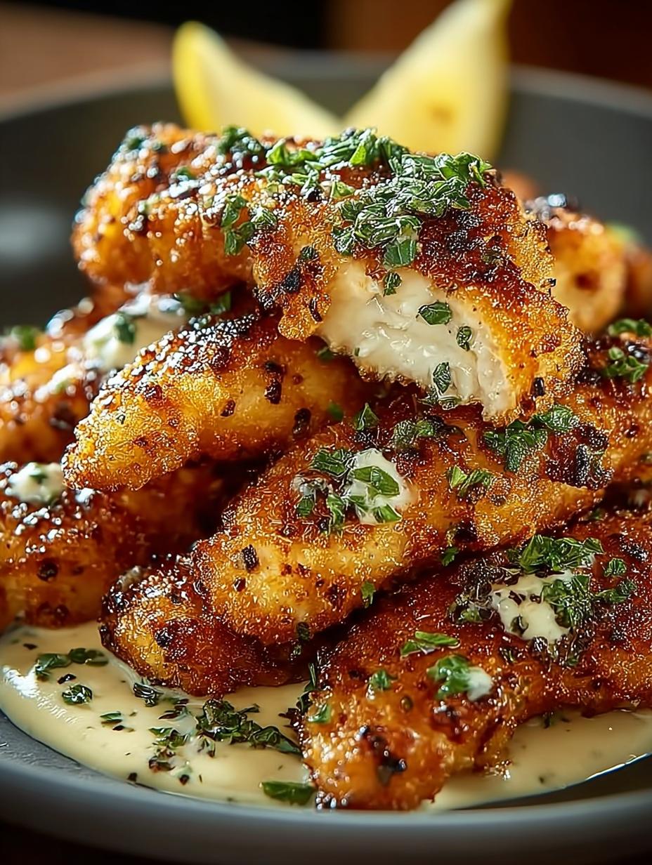 Delicious Lemon Garlic Chicken Strips for Dinner - Lemon Garlic Chicken Strips - additional detail