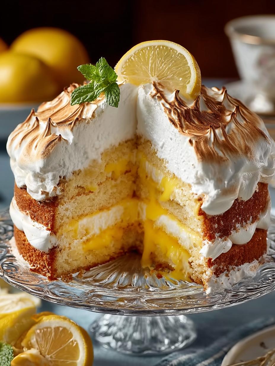 Lemon Meringue Layer Cake: 7 Steps to Pure Delight - Lemon Meringue Layer Cake - additional detail