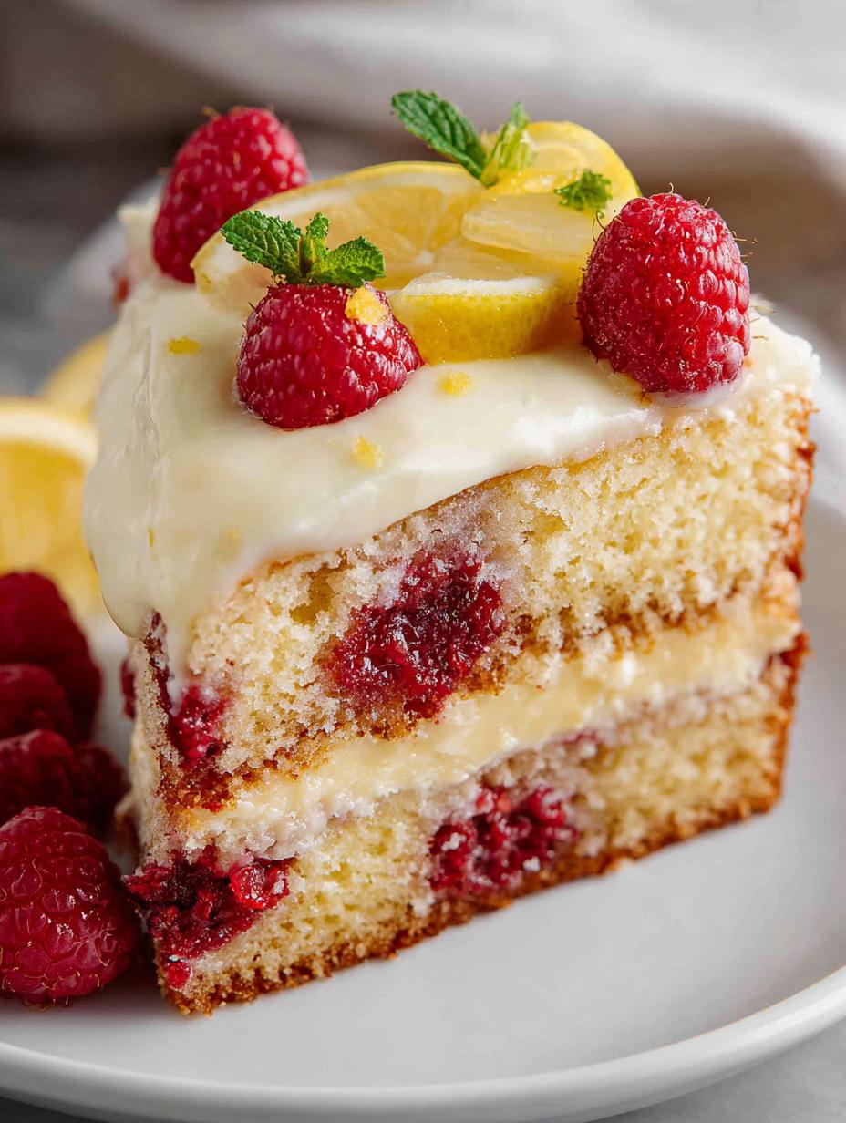 Lemon Raspberry Cake