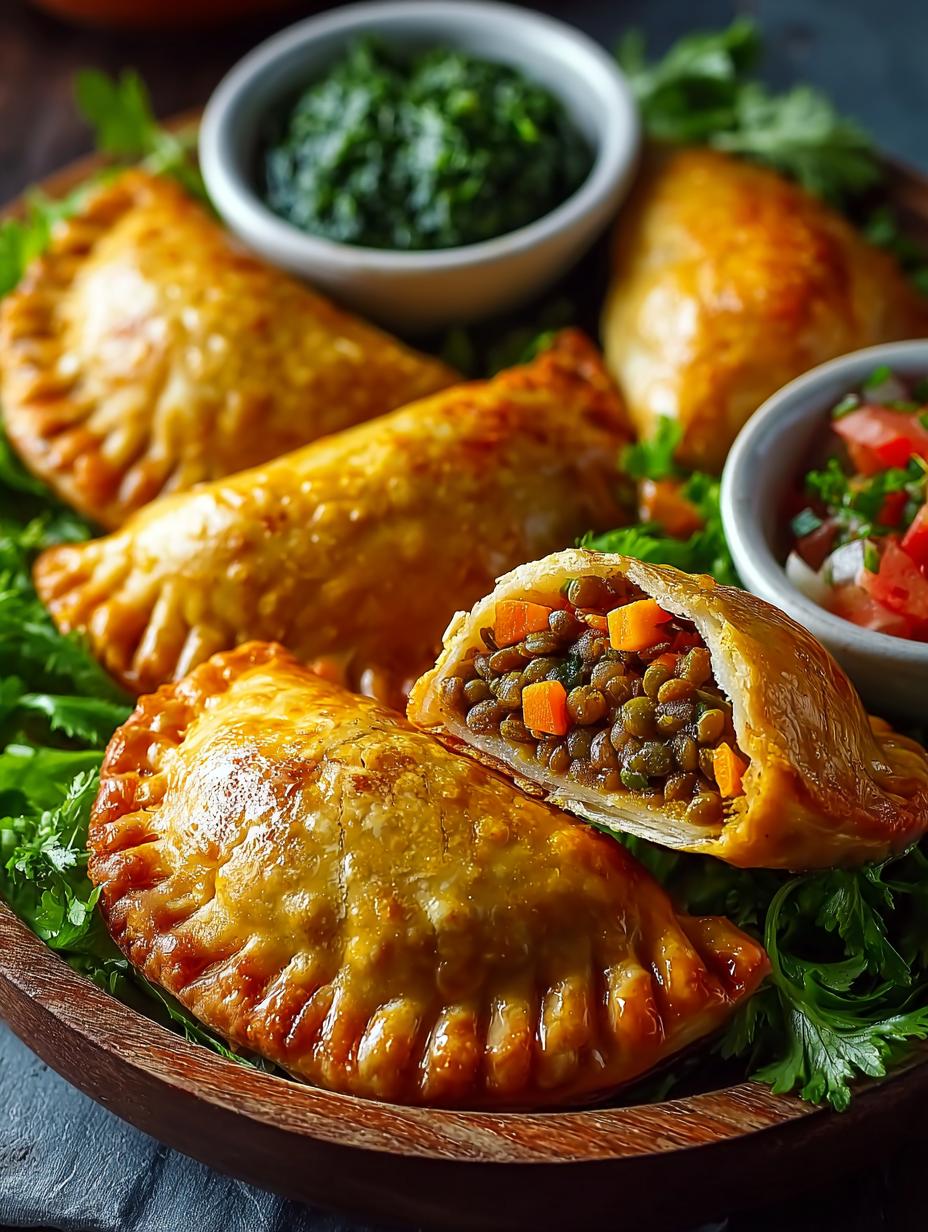 Savory Lentil Veggie Vegan Empanadas Recipe to Savor - Lentil Veggie Vegan Empanadas - additional detail