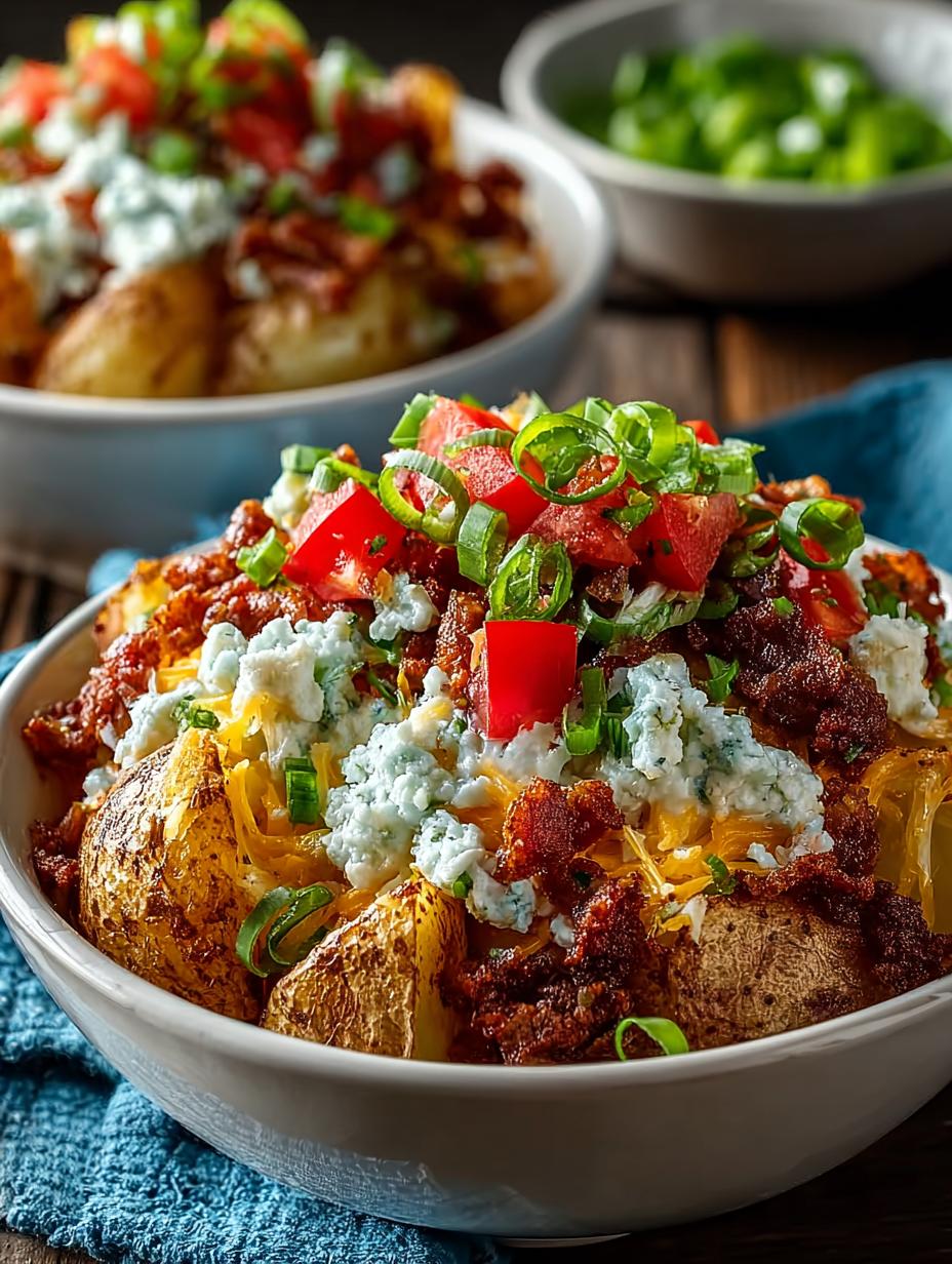 Delicious Loaded Potato Taco Bowls for Everyone - Loaded Potato Taco Bowls - main visual representation