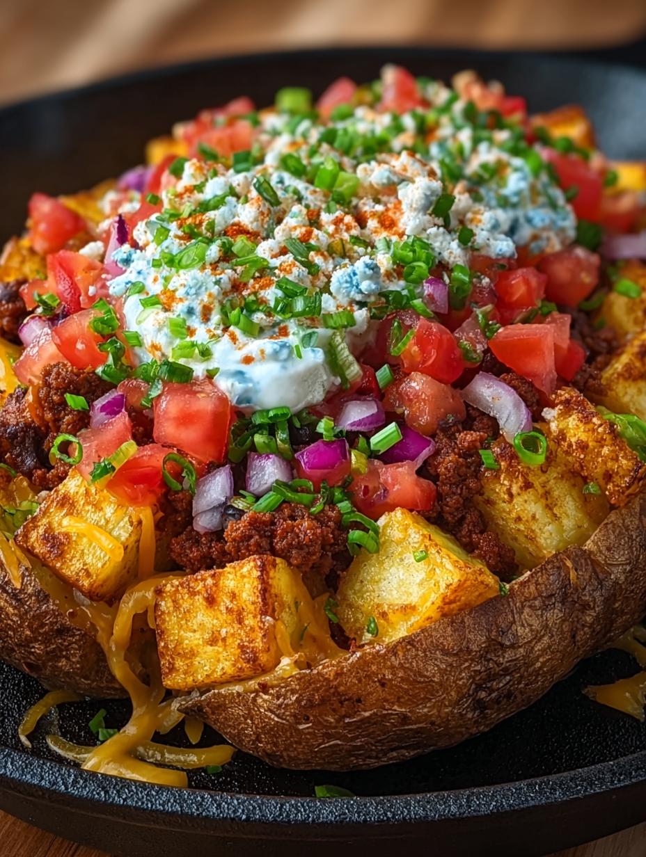 Delicious Loaded Taco Potato Bowls Recipe for Taco Night - Loaded Taco Potato Bowls - additional detail