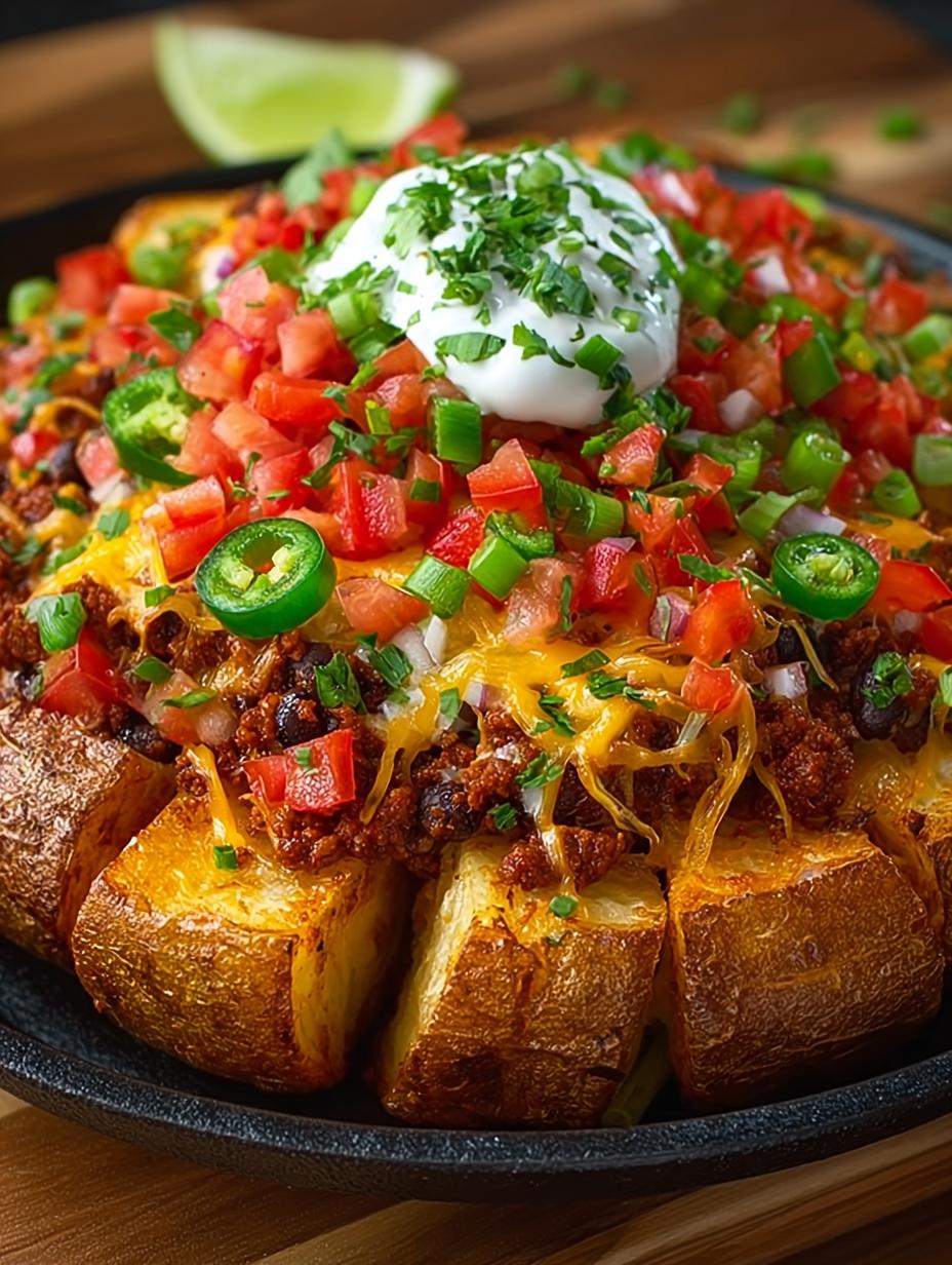Loaded Taco Potato Bowls