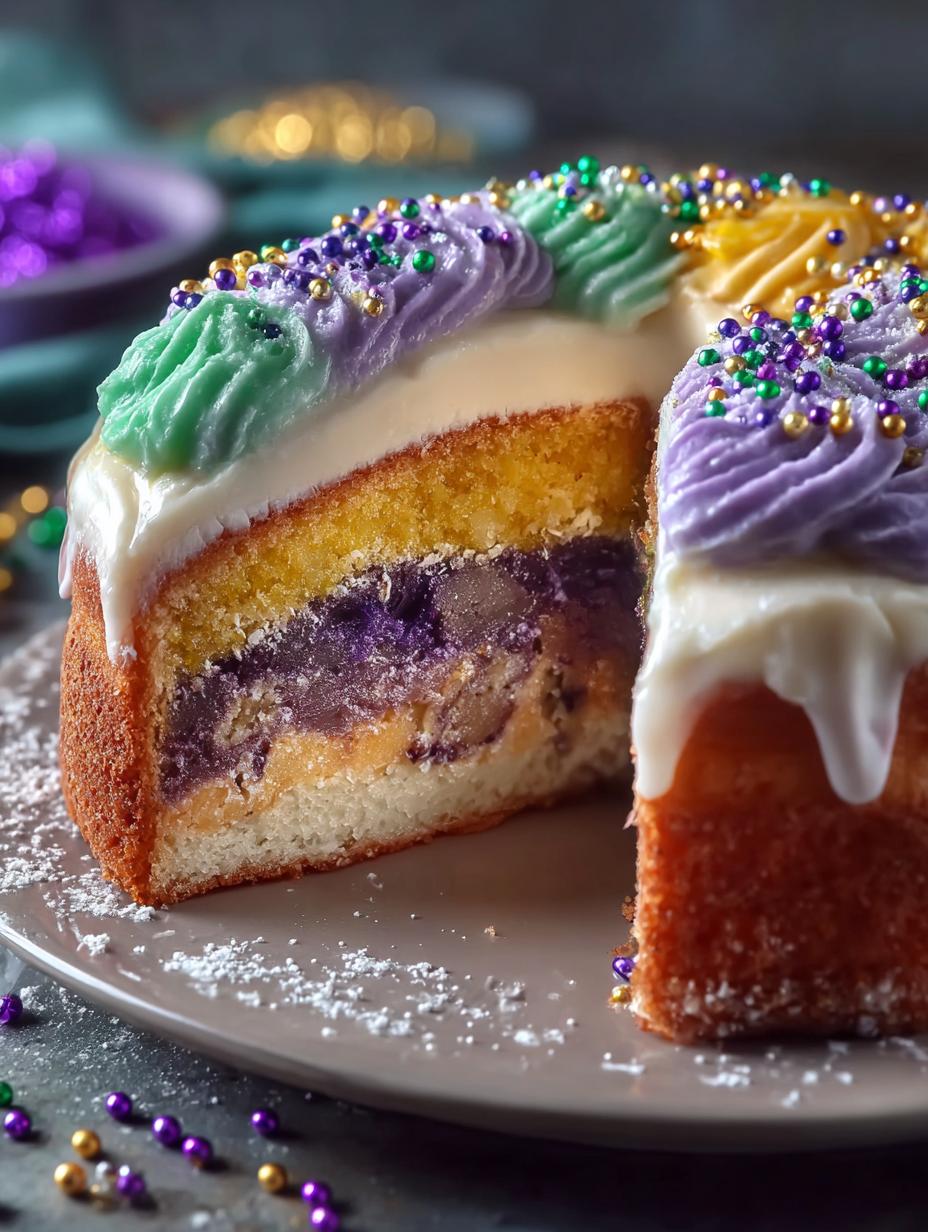 Mardi Gras King Cake: 7 Festive Flavors for Celebration - Mardi Gras King Cake - additional detail