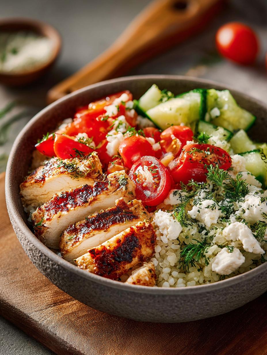 Mediterranean Chicken Bowl: 7 Flavorful Ingredients You’ll Love - Mediterranean Chicken Bowl - additional detail